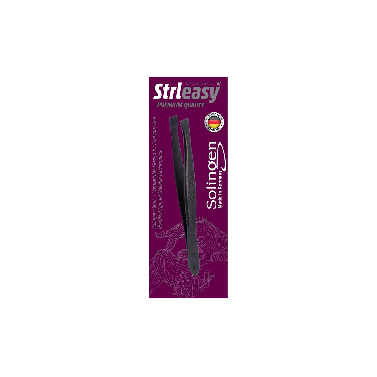 Strleasy - STRLEASY 6209 SOLINGEN SİYAH ÇELİK CIMBIZ - DÜZ UÇ