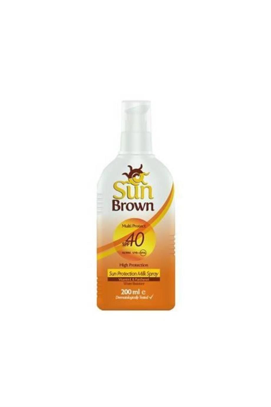 Sun Brown - Sun Brown Güneş Koruyucu Süt Spreyi Spf40 200 Ml