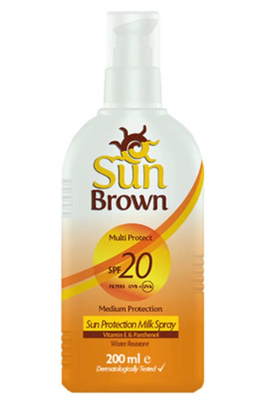 Sun Brown - Sun Brown Güneş Koruyucu Süt Spreyi Spf20 200 Ml