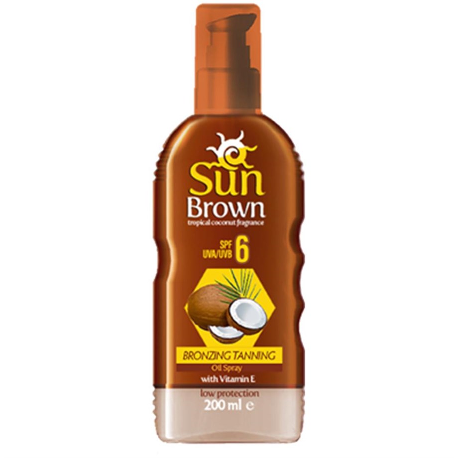 SUN BROWN GÜNEŞ YAĞI SPF 6 200 ML