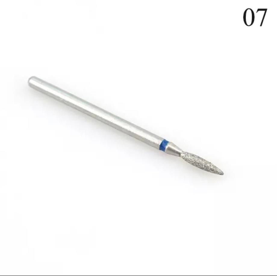 Trina - SERAMİK FREZE UCU ELMAS MAVİ SİVRİ NO:7