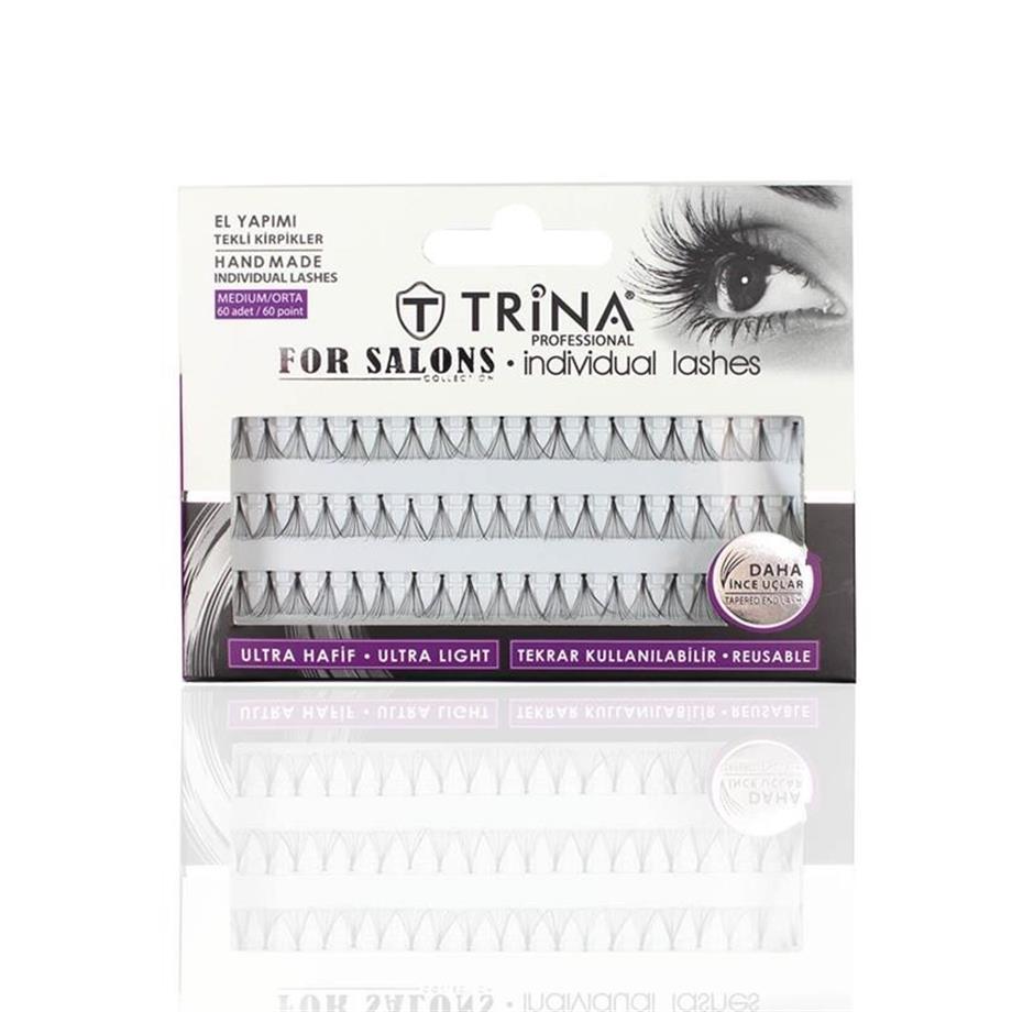 Trina - TRİNA TAKMA KİRPİK TEKLİ YOĞUN UZUN