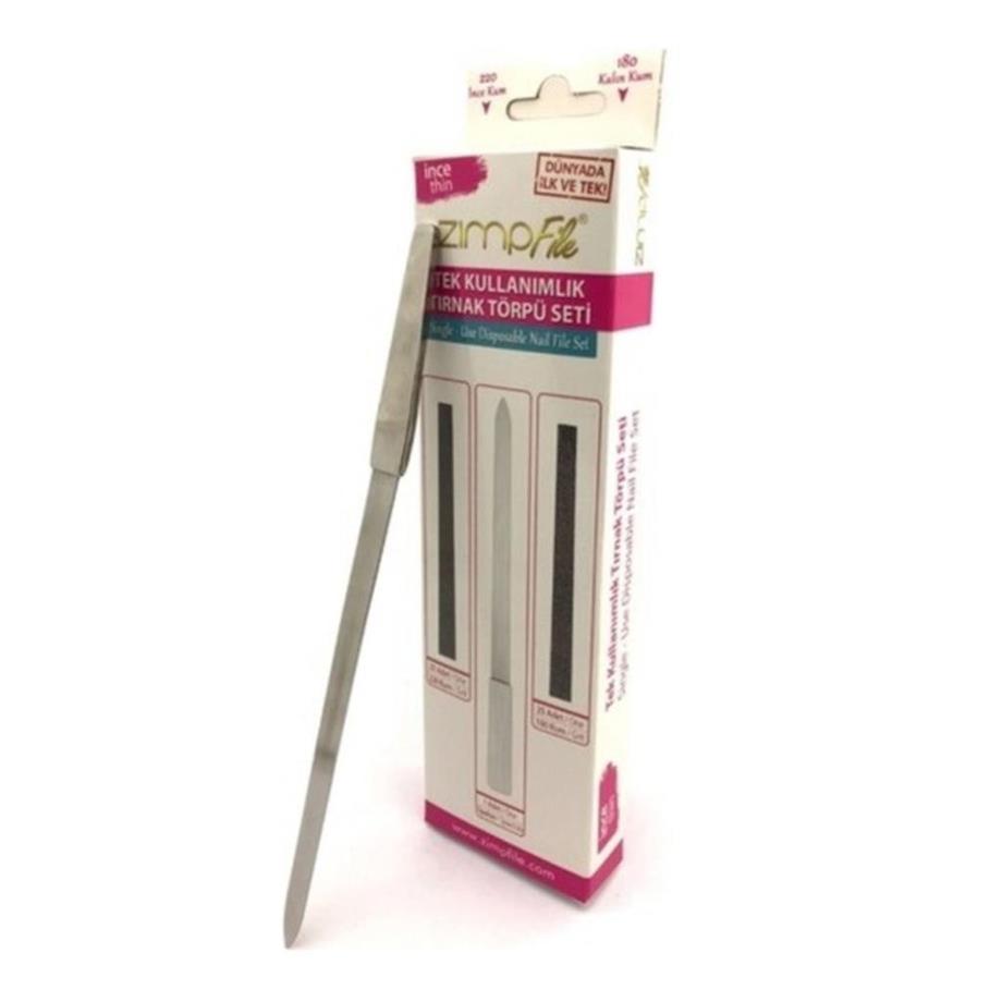 Zimpfile  - Zımpfile Tırnak Törpü Düz Seti 50Li