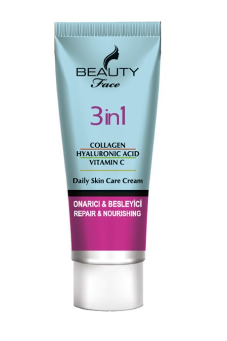 Beauty Face Collagen + Hyaluronic Acıd + Vitamin C Bakım Kremi