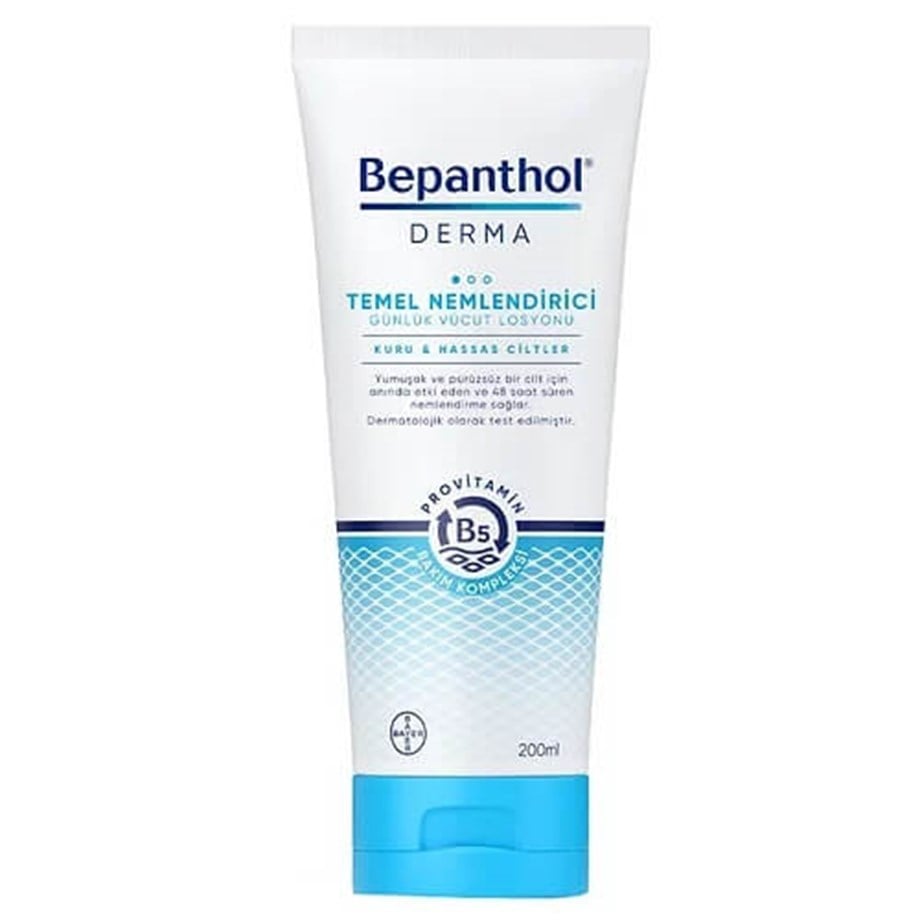 Bepanthol Derma Temel Nemlendirici Günlük Vücut Losyonu 200 Ml