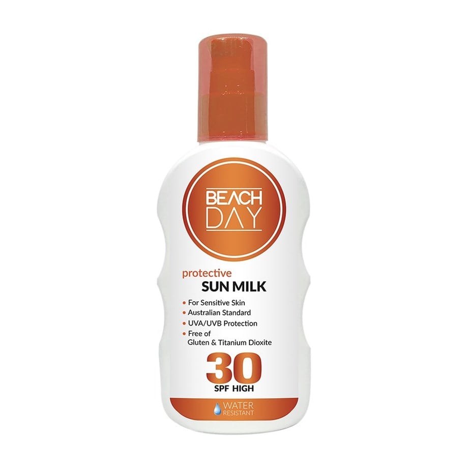 Beach Day Hassas Ciltler Için Koruyucu Güneş Sütü Spf 30 Sprey 150 Ml