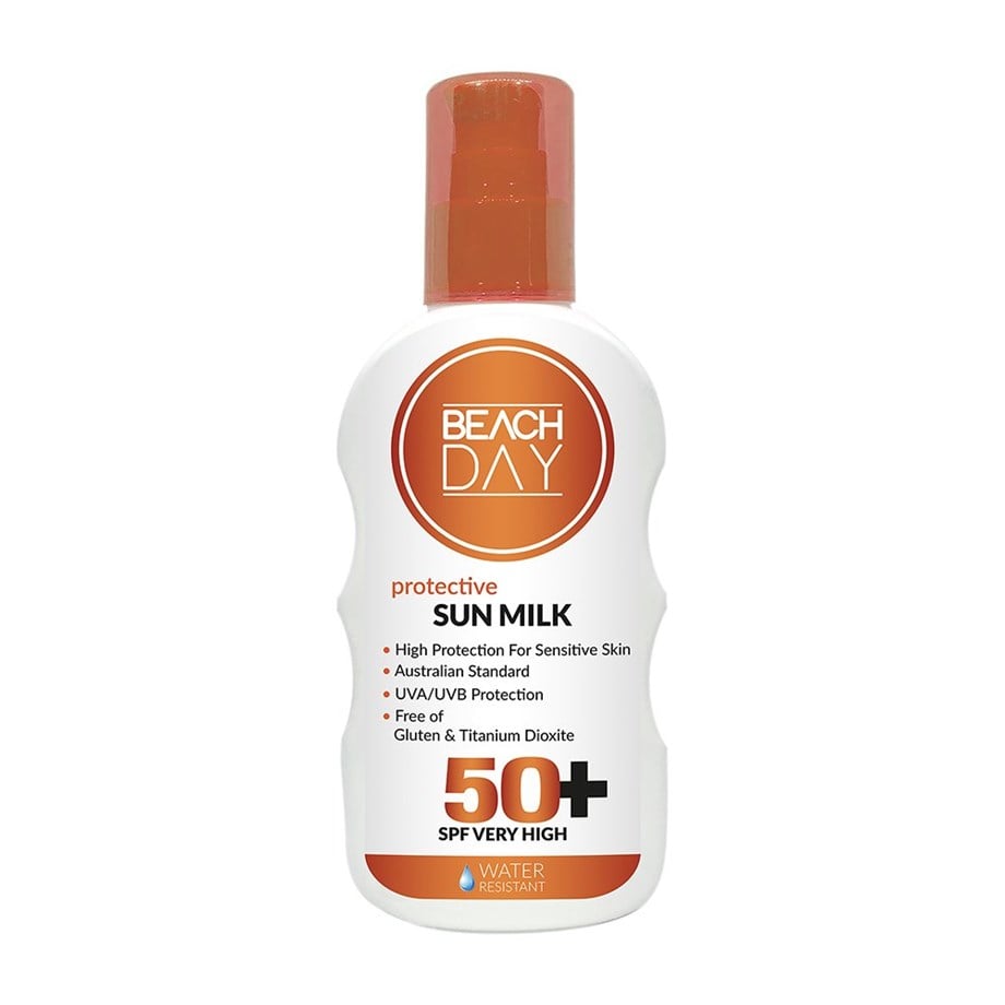 Beach Day Hassas Ciltler Için Koruyucu Güneş Sütü Spf 50 Sprey 150 Ml