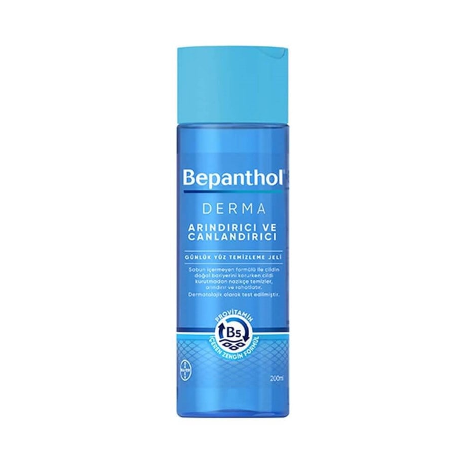  Bepanthol Derma Arındırıcı ve Canlandırıcı Günlük Yüz Temizleme Jeli 200 Ml