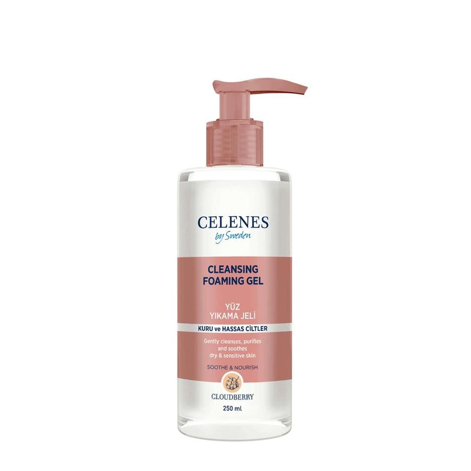 Celenes By Sweden - CELENES CLOUD YÜZ YIKAMA JELİ KURU VE HASSAS CİLTLER 250 ML