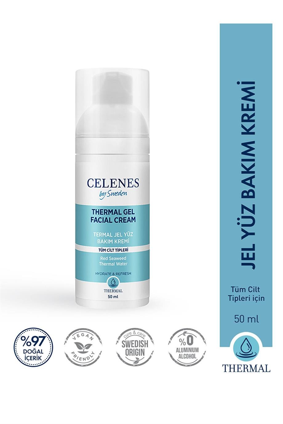 Celenes By Sweden - CELENES GÜNLÜK BAKIM JEL KREM 50 ML
