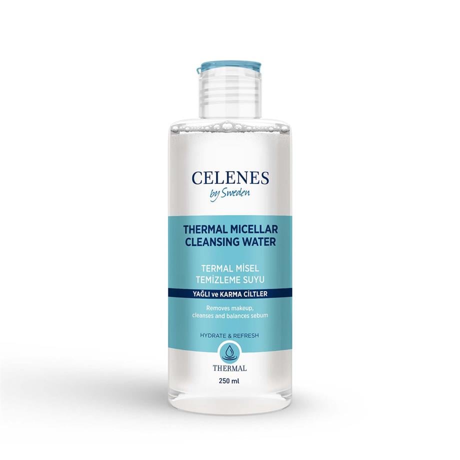 Celenes By Sweden - CELENES MAKYAJ TEMİZLEME SUYU YAĞLI VE KARMA CİLTLER 250 ML