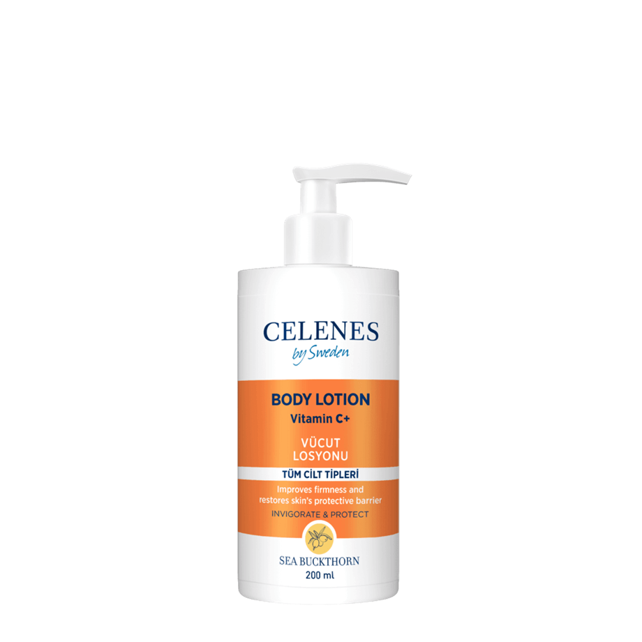 Celenes By Sweden - CELENES VÜCUT LOSYONU VİTAMİN C TÜM CİLTLER 200 ML
