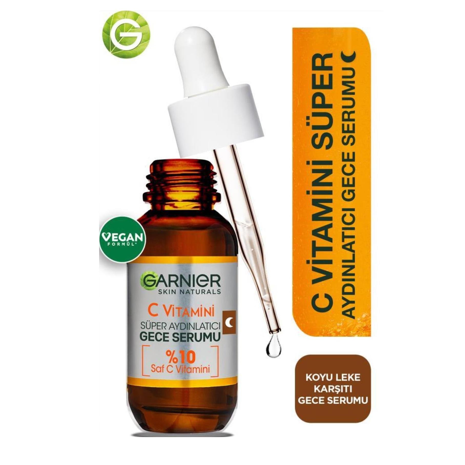 Garnier - Garnier C Vitamini Süper Aydınlatıcı Gece Serumu 30 Ml