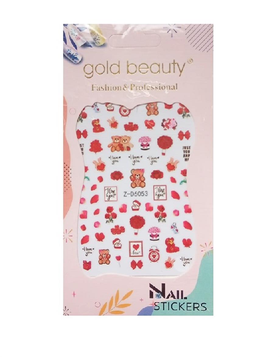 Gold Beauty - GOLD BEAUTY NAIL ART TIRNAK STICKER