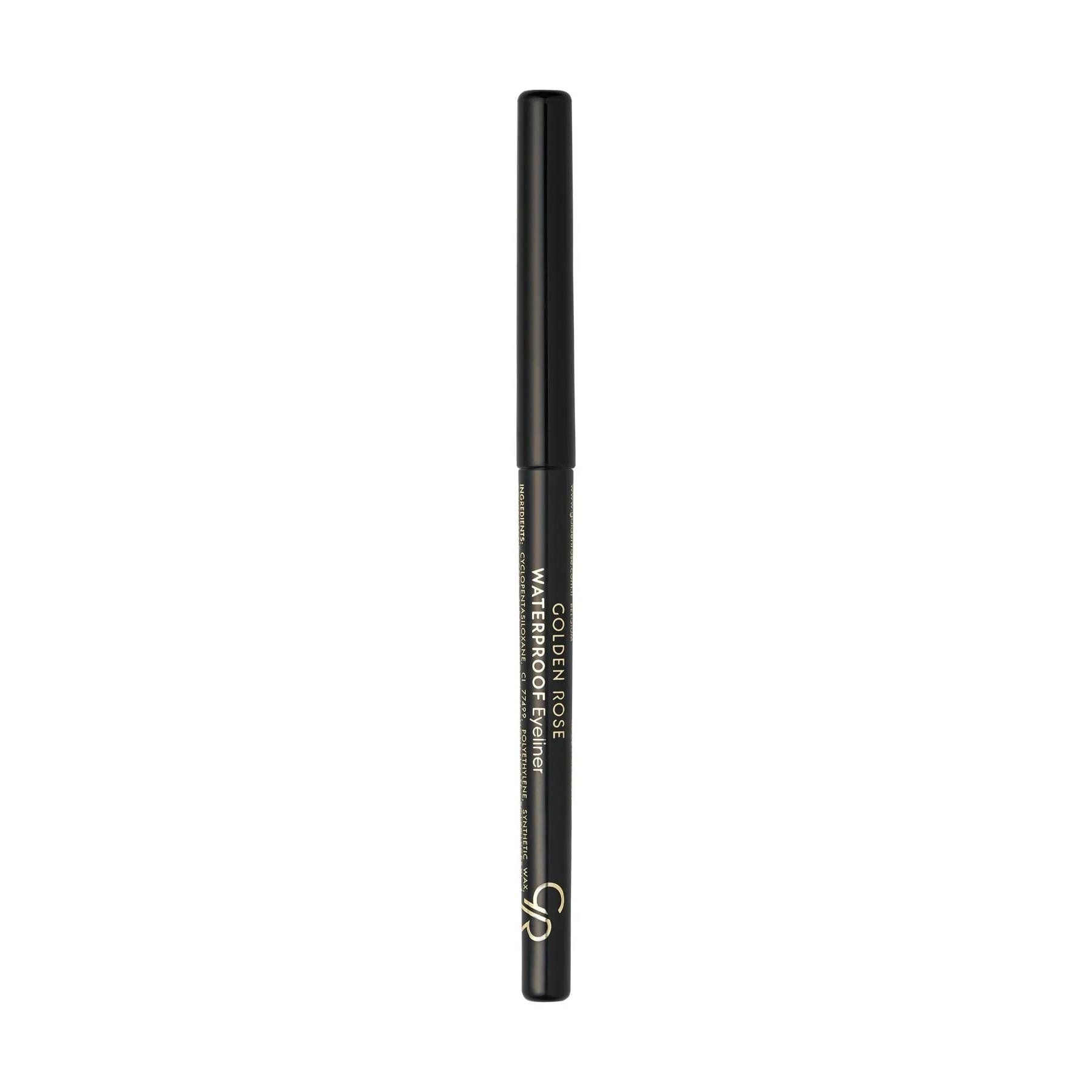 Golden Rose - Golden Rose Waterproof Automatic Eyeliner No: 01 Black - Asansörlü Göz Kalemi