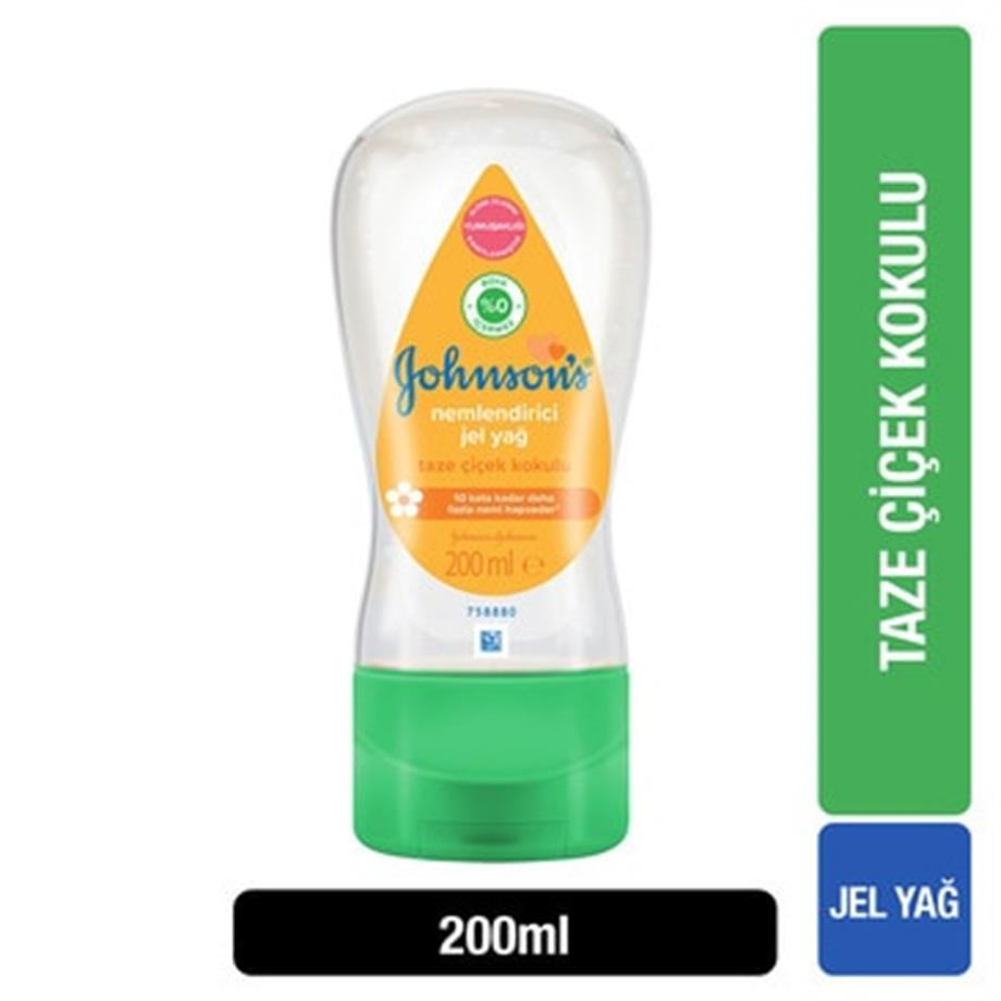 Johnson's - JOHNSONS BABY NEMLENDİRİCİ JEL YAĞ 200 ML