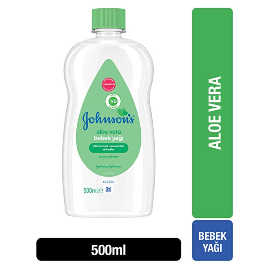 Johnson's - JOHNSONS BEBEK YAĞI ALOE VERA 500 ML