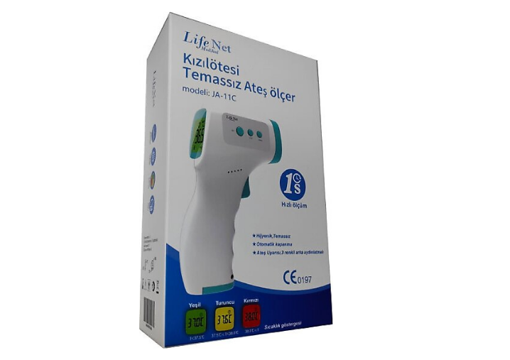 Lifenet - Lifenet Kızılötesi Temassız Ateş Ölçer JA-11C