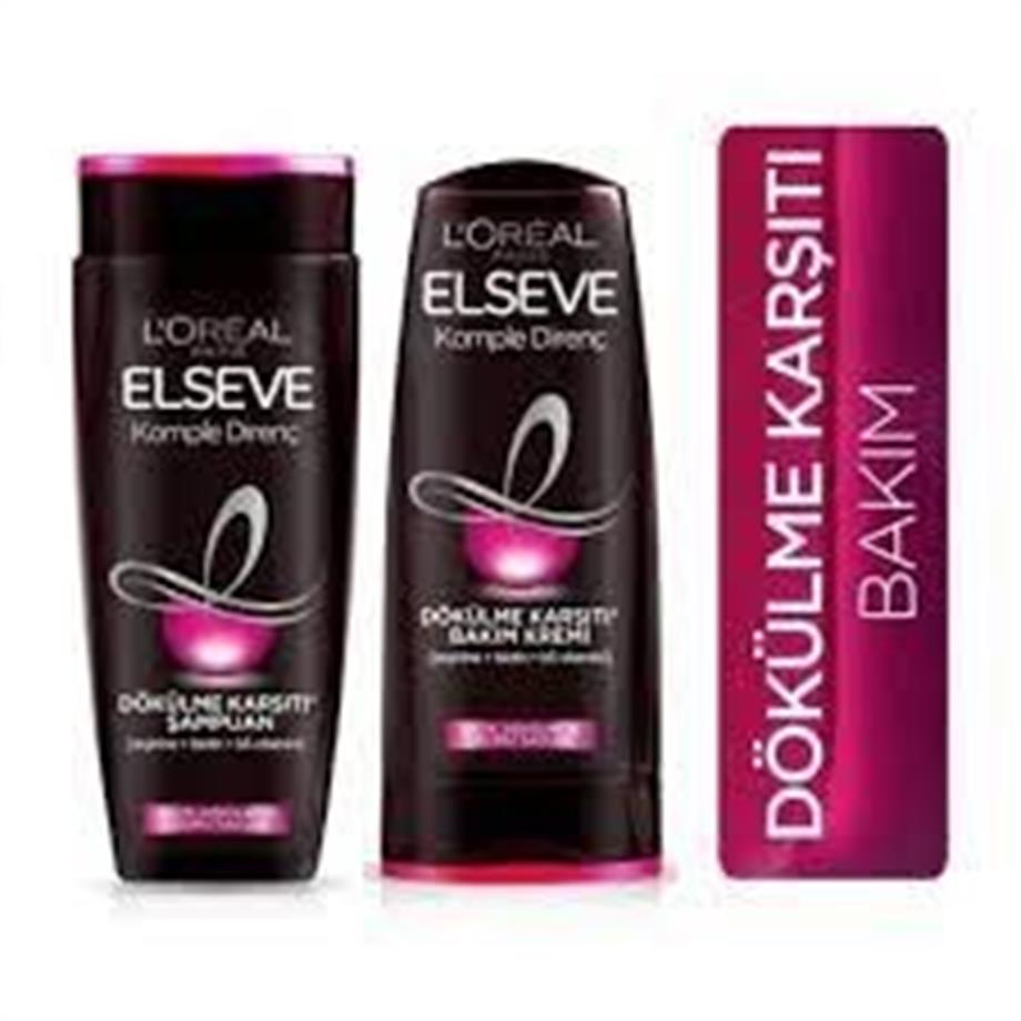 L'Oréal Paris - ELSEVE KOFRE DÖKÜLME KARŞITI ŞAMP. KREM 2Lİ