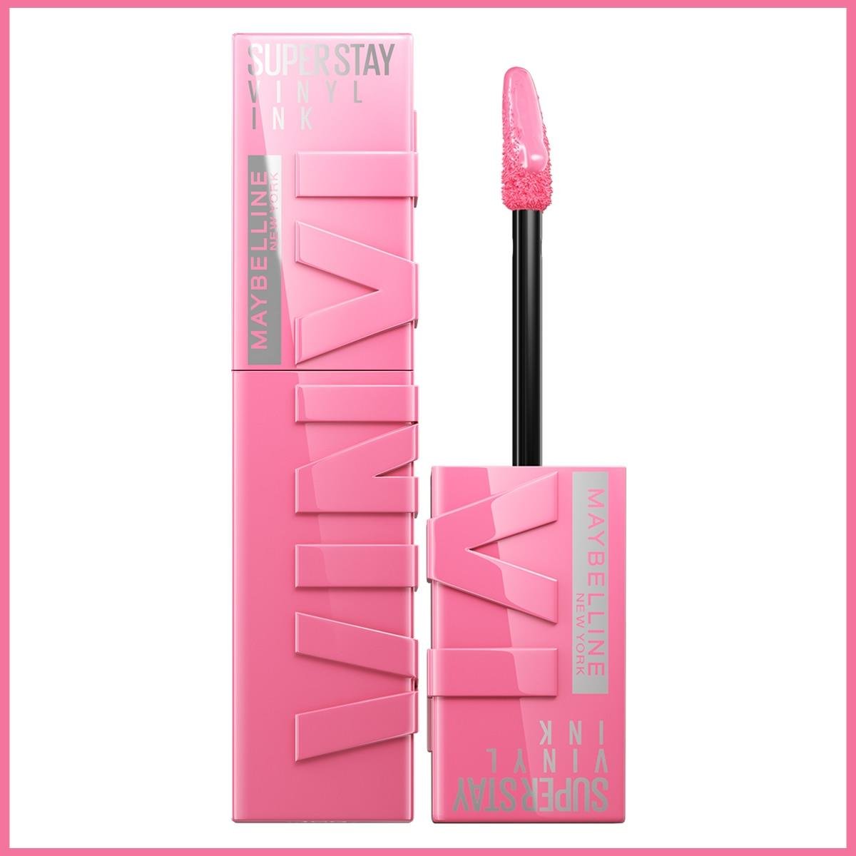 Maybelline - Maybelline New York Super Stay Vinyl Ink Uzun Süre Kalıcı Likit Parlak Ruj - 155 Upbeat