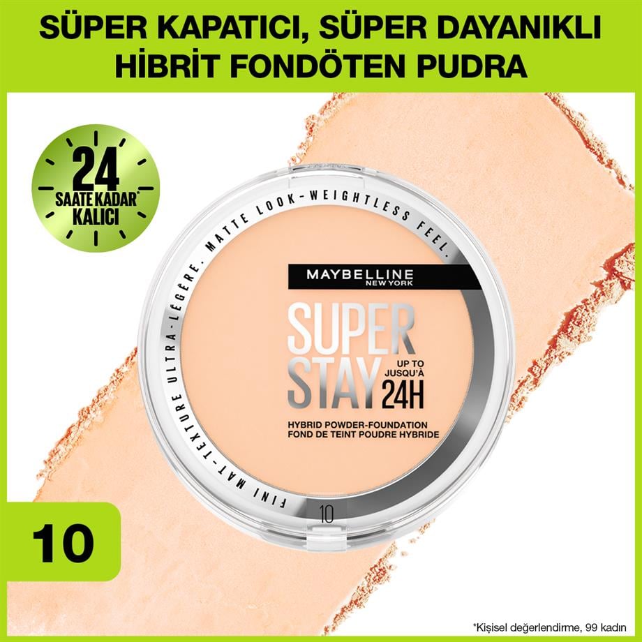 Maybelline - MAYBELLINE PUDRA SUPERSTAY 10 24H