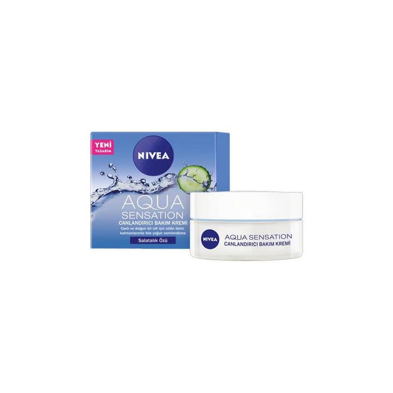 Nivea - Nivea Aqua Sensation Salatalık Özlü Yüz Kremi 50 ml 