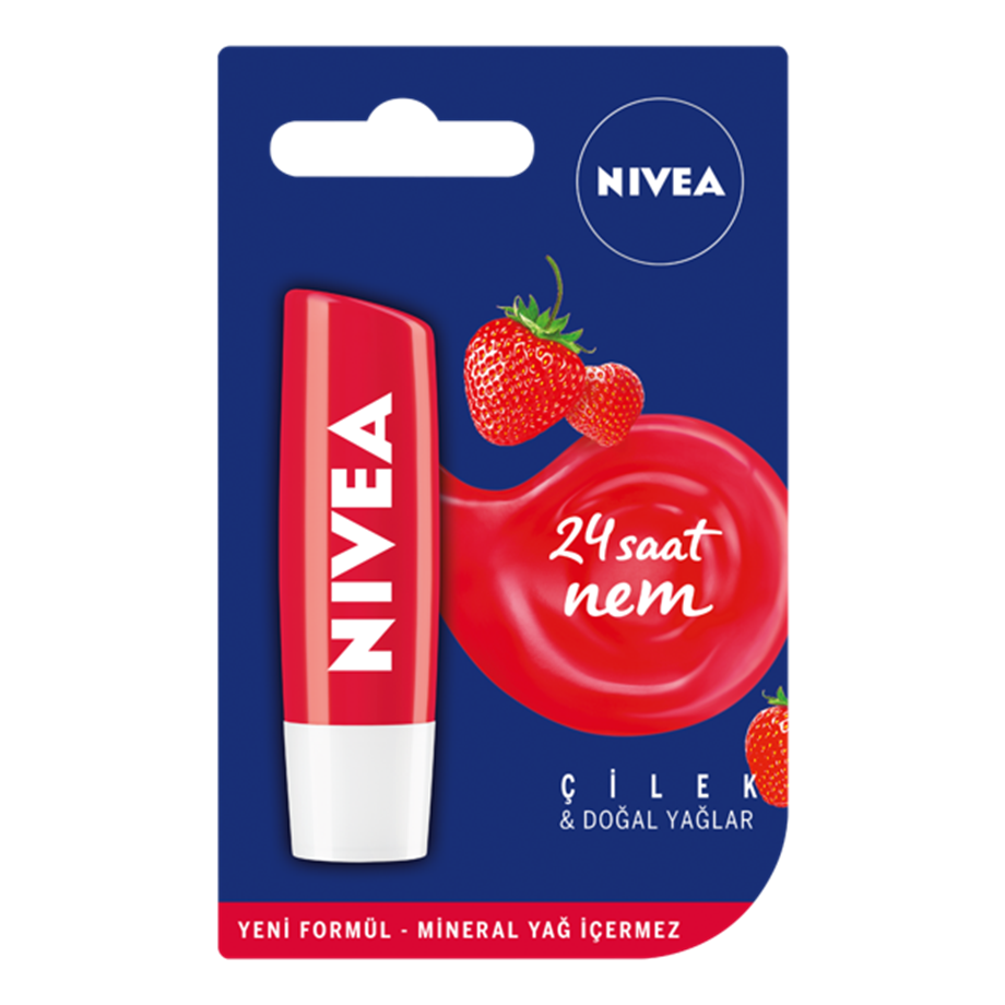 Nivea - NIVEA LIP BALM ÇİLEK