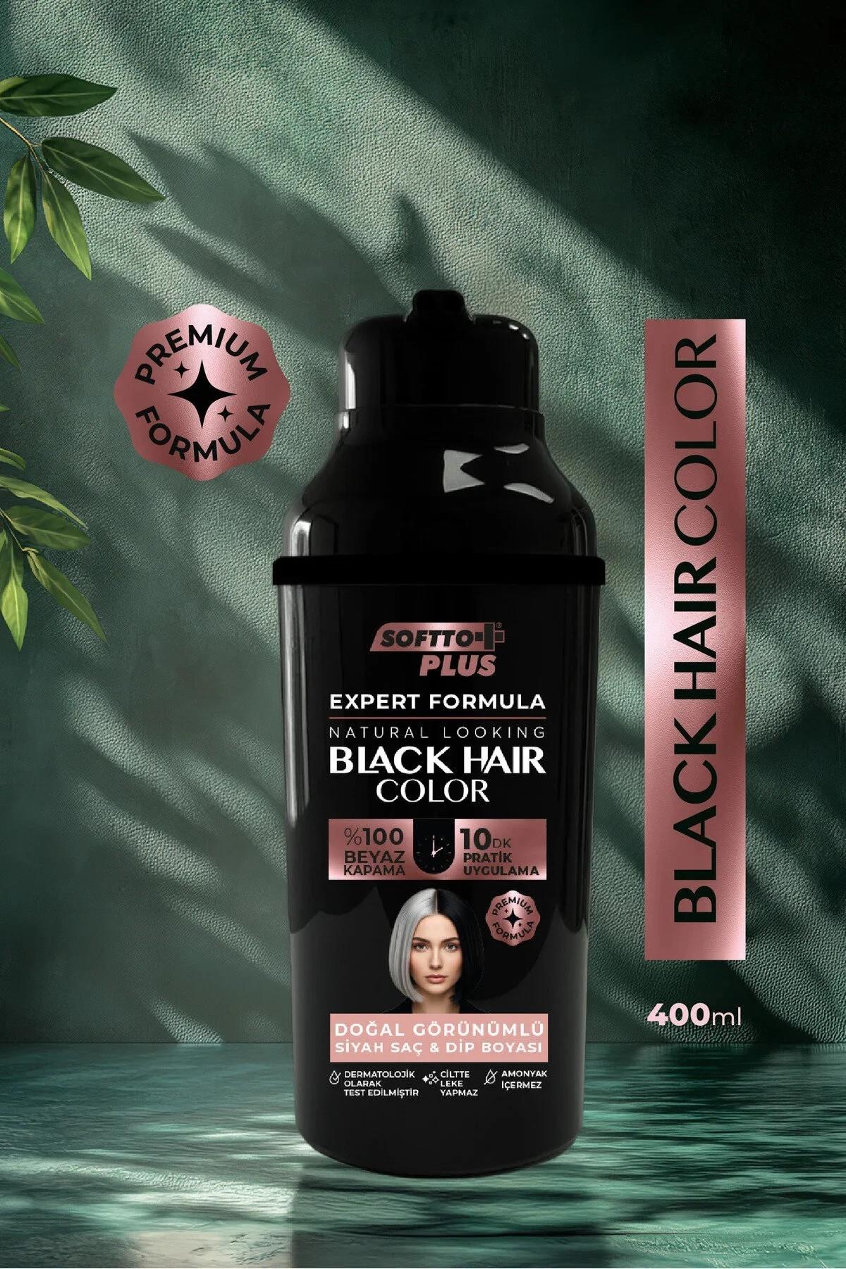 Softto - Softto Plus Expert Woman Şampuan Black 400 ml