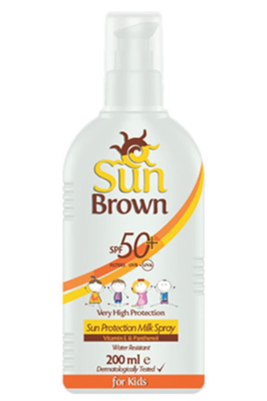 Sun Brown - Sun Brown Güneş Koruyucu Çocuk Süt Spreyi Spf50 200 Ml
