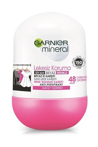 Garnier Anti - Perspirant Kadın Roll-On Deodorant - Lekesiz Koruma 50 Ml