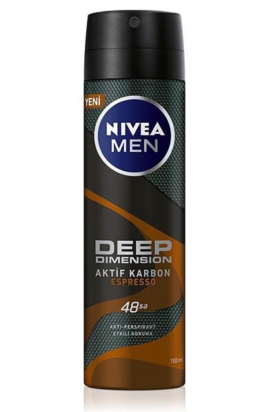 Nivea Deep Dimenson Espresso Erkek Deodorant 150 Ml