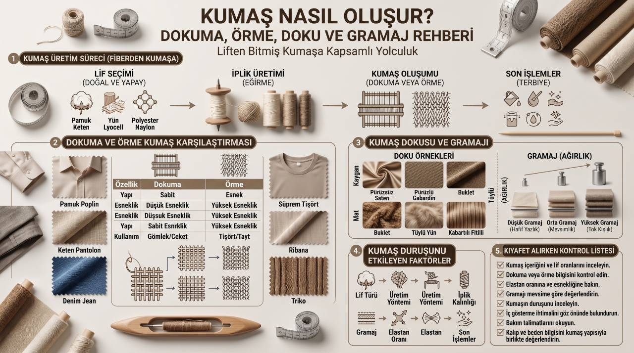 Dokuma,Örme,Kumaş rehberi