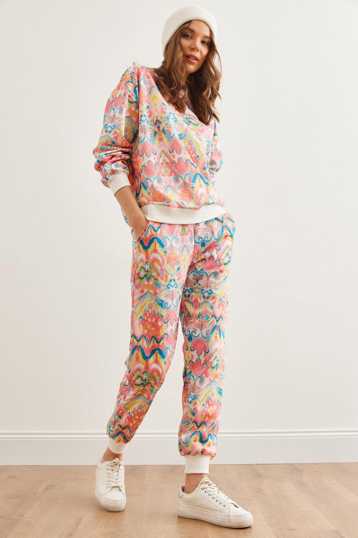 Basic Eşofman Takımı Ebru Pembe