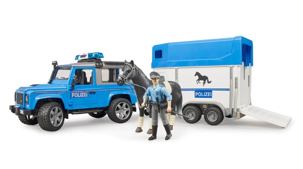 BR02588-L.ROVER RÖMORKLU POLİS ARACI- MEMUR VE ATI