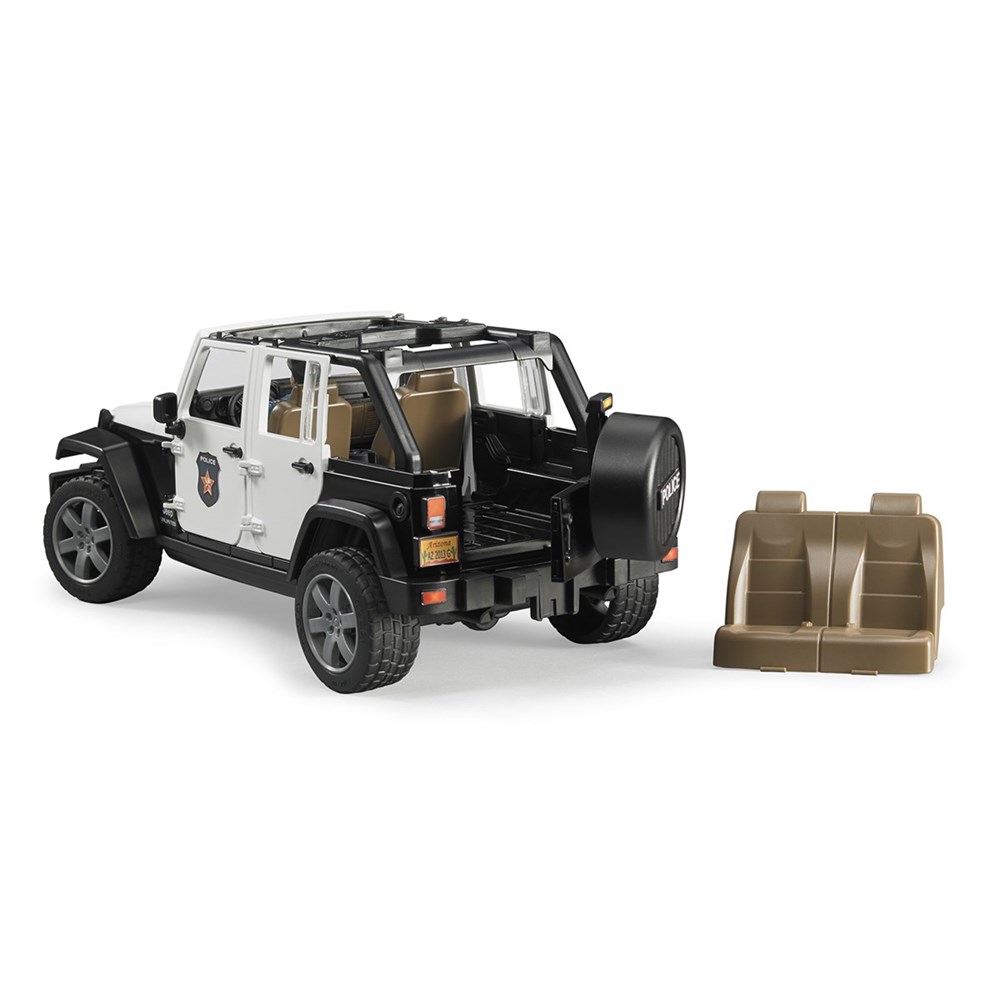 Bruder Jeep Wrangler U.R. Polis Aracı Ve Memur