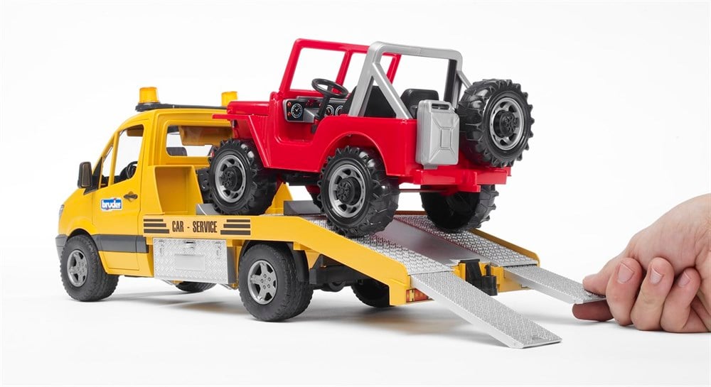 Bruder Mercedes Benz Sprinter Araba Çekici ve Jeep