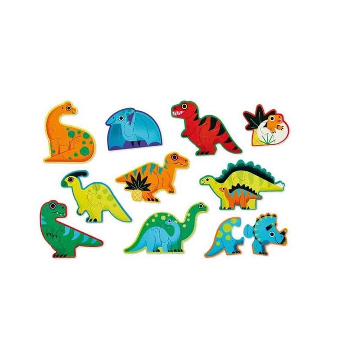 Crocodile Creek İlerleyen Puzzle - Dinozorlar