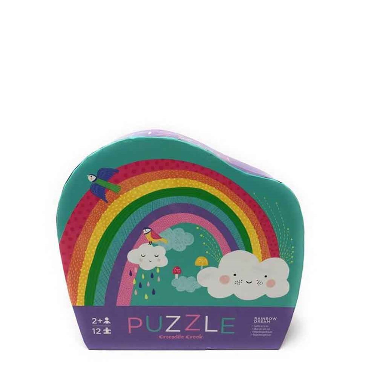 Crocodile Creek Mini Puzzle - 12 Parça - Gökkuşağı