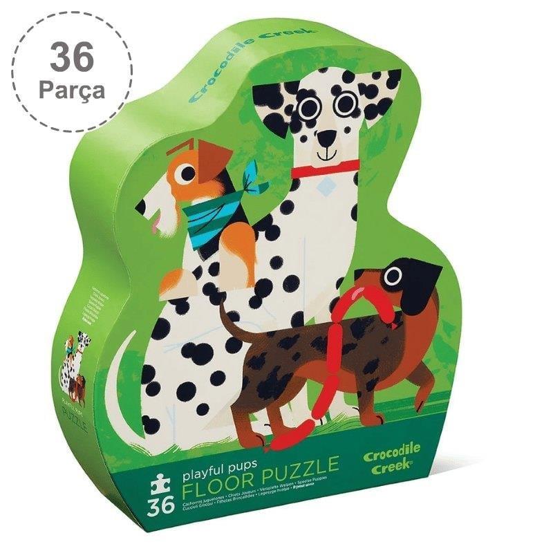Crocodile Creek Puzzle - 36 Parça - Eğlenceli Yavru Köpekler