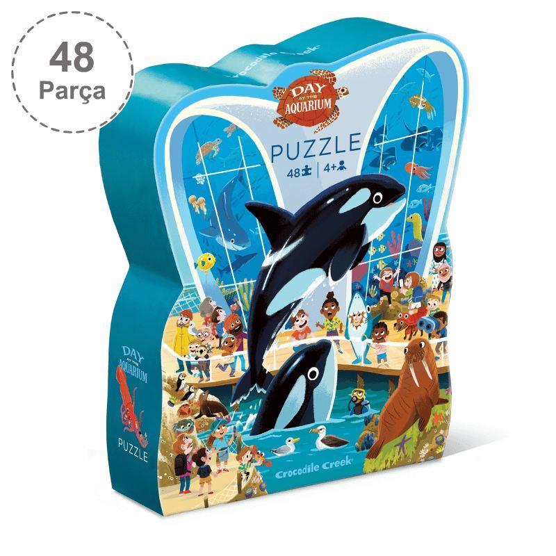 Crocodile Creek Puzzle - 48 Parça - Akvaryumda Bir Gün
