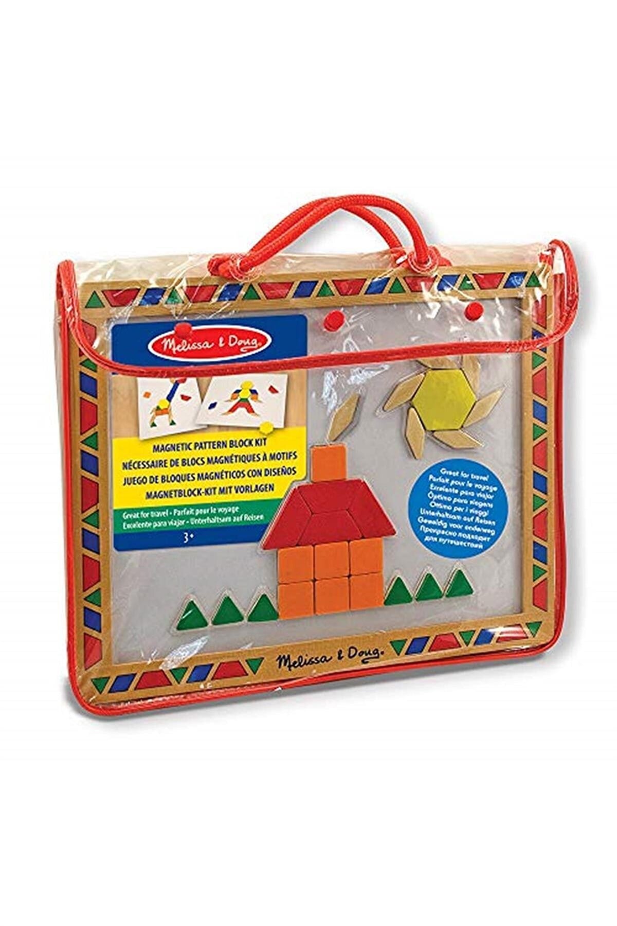 Magnetic Pattern Blocks / Ahşap Mıknatıslı Tahta - Şekiller