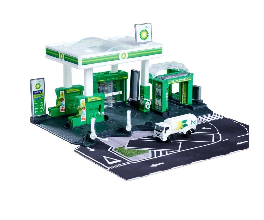 Majorette BP Petrol İstasyonu Oyun Seti die-cast metal tanker araçlı