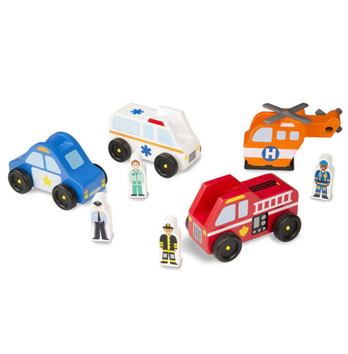 Melissa and Doug Ahşap Acil Yardım Araçları