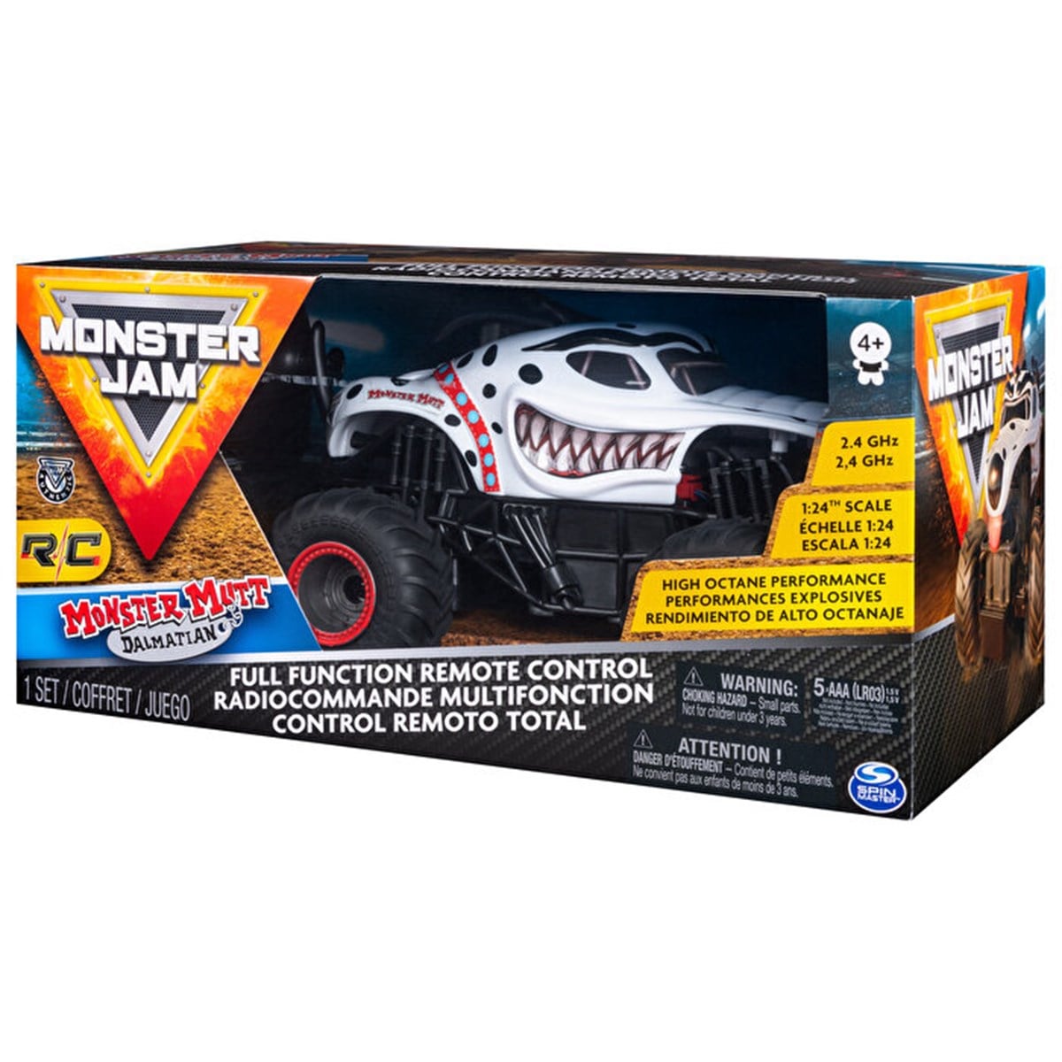 Monster Jam Monster Mutt Dalmatian Uzaktan Kumandalı Canavar Kamyon