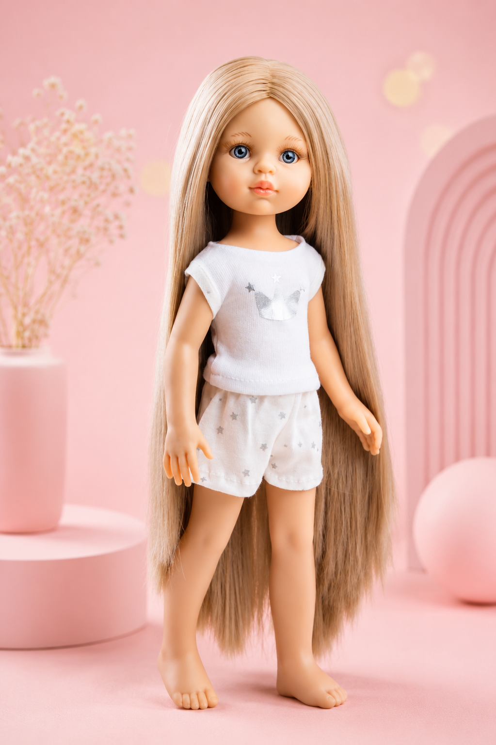Paola Reina / Carla Amiga Pijama 2 Oyuncak Bebek 32 Cm