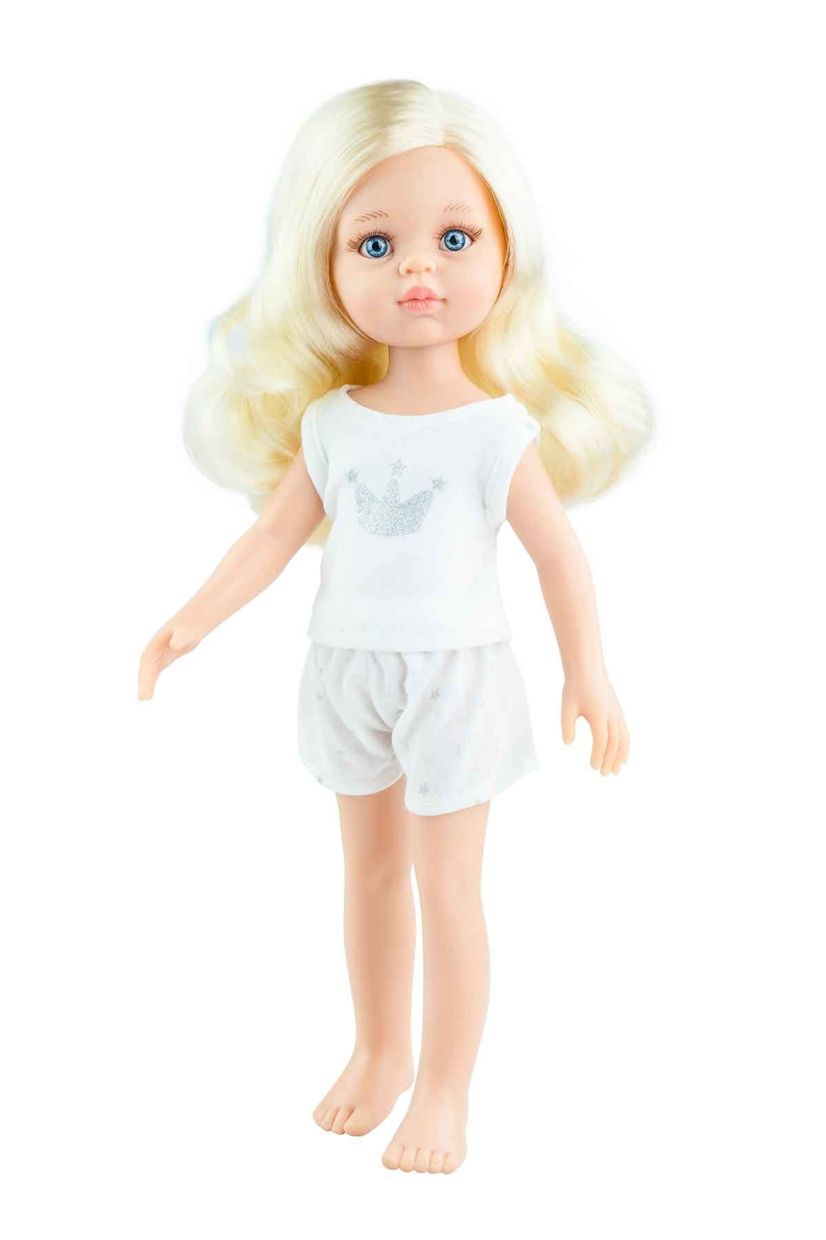 Paola Reina / Claudia Pijamalı Oyuncak Bebek 32 Cm