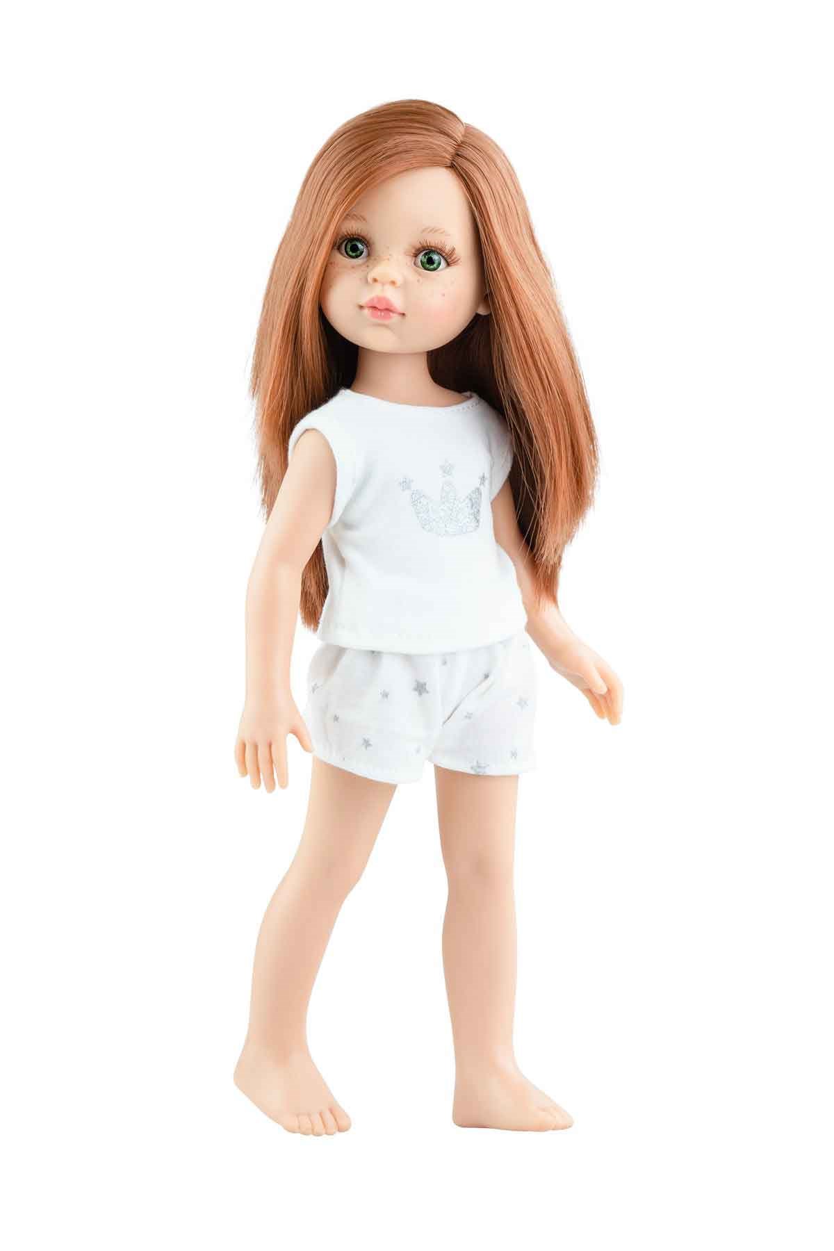 Paola Reina / Cristi Pijamalı Oyuncak Bebek 32 Cm