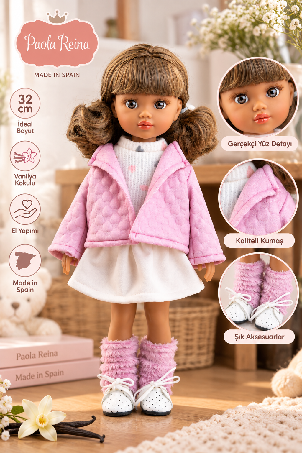 Paola Reina Kim Amiga 32 cm Oyuncak Bebek