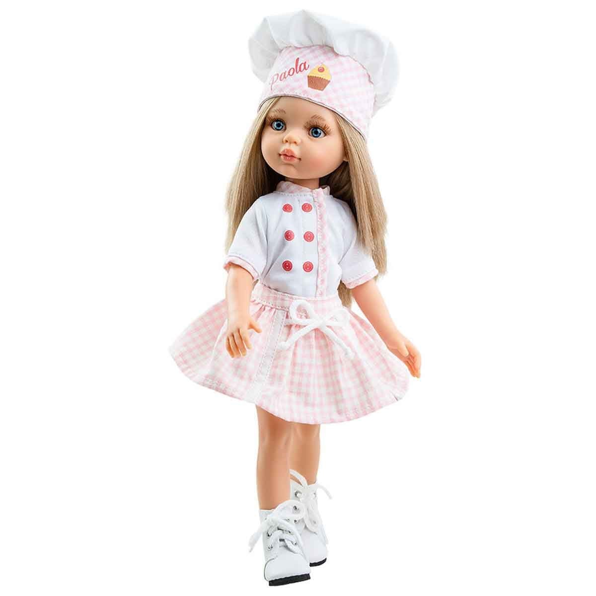 Paola Reina / Pastacı Carla Oyuncak Bebek 32 Cm