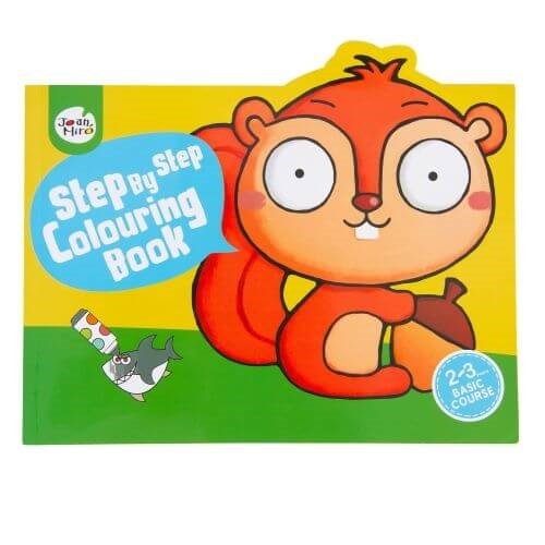 Step By Step Colouring Book / Adım Adım Boyama Kitabı